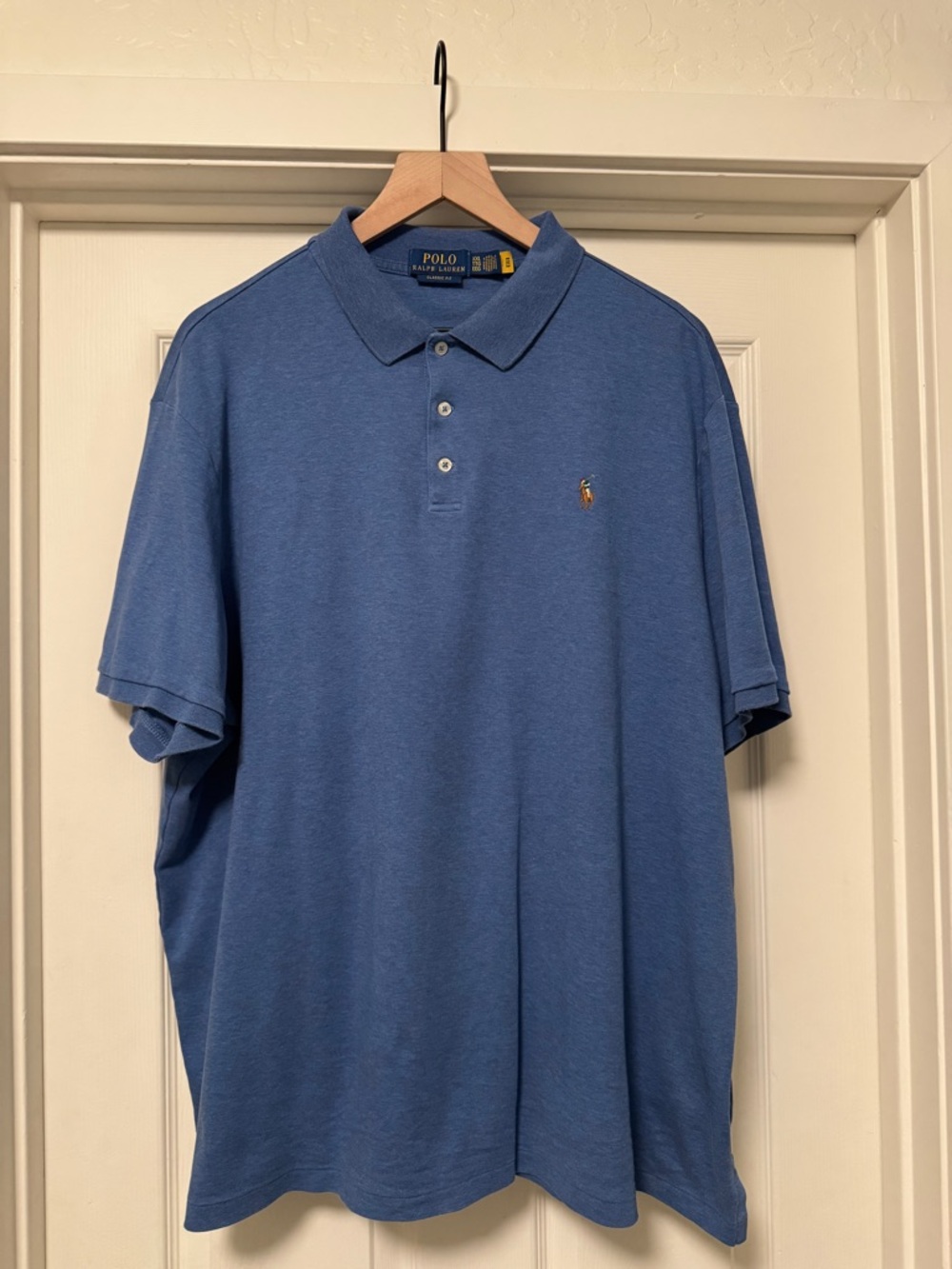 Ralph Lauren Short-Sleeve Polo in Slate Blue